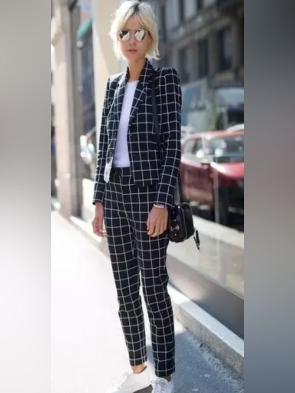 Banana Republic Ryan Slim Straight-fit Washable Windowpane Pants